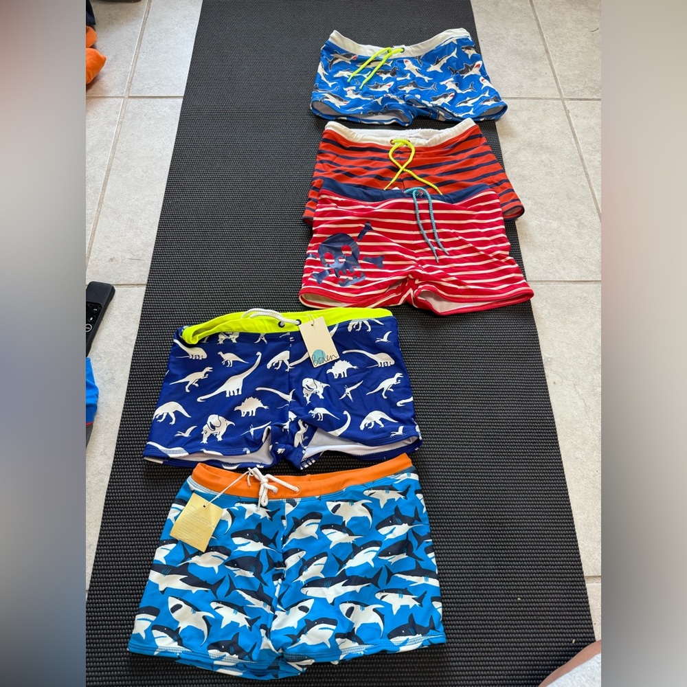 Mini Boden BOYS swim lot size 11-12 13-14 EUC/NWT